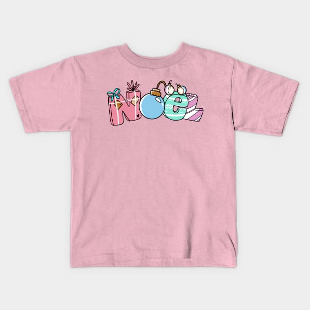 Noel Ornament Kids T-Shirt by Maxineart